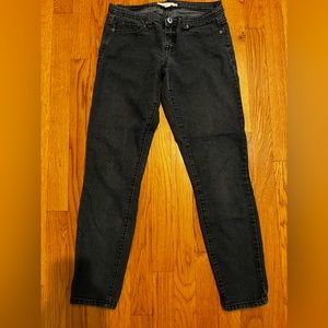 Straight leg faded Black Jean